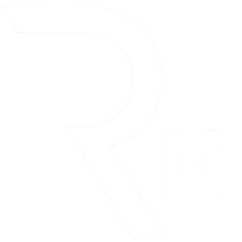 logotipo com as letras "Rh"