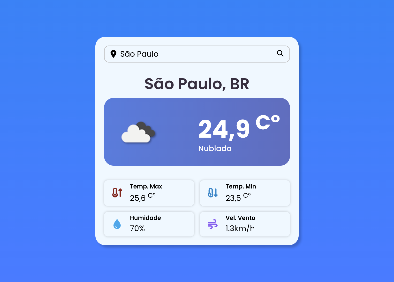 Preview do Projeto ClimaMundo
